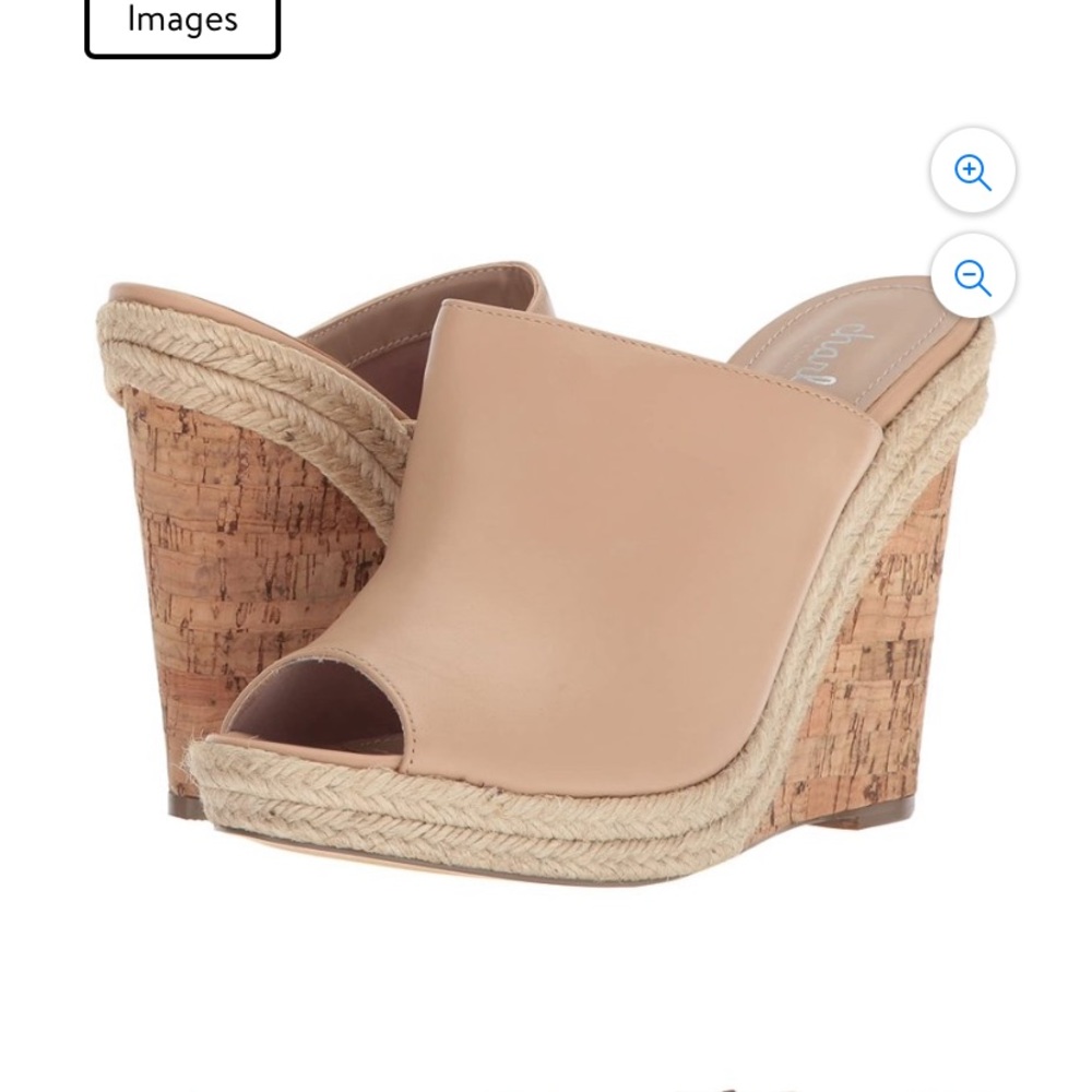 Charles David Balen tan wedges